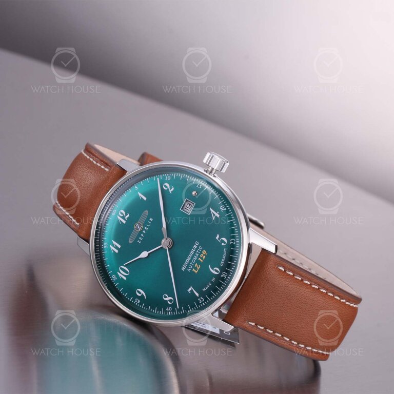 Zeppelin LZ 129 Hindenburg Ladies Automatic 8056-4 Green