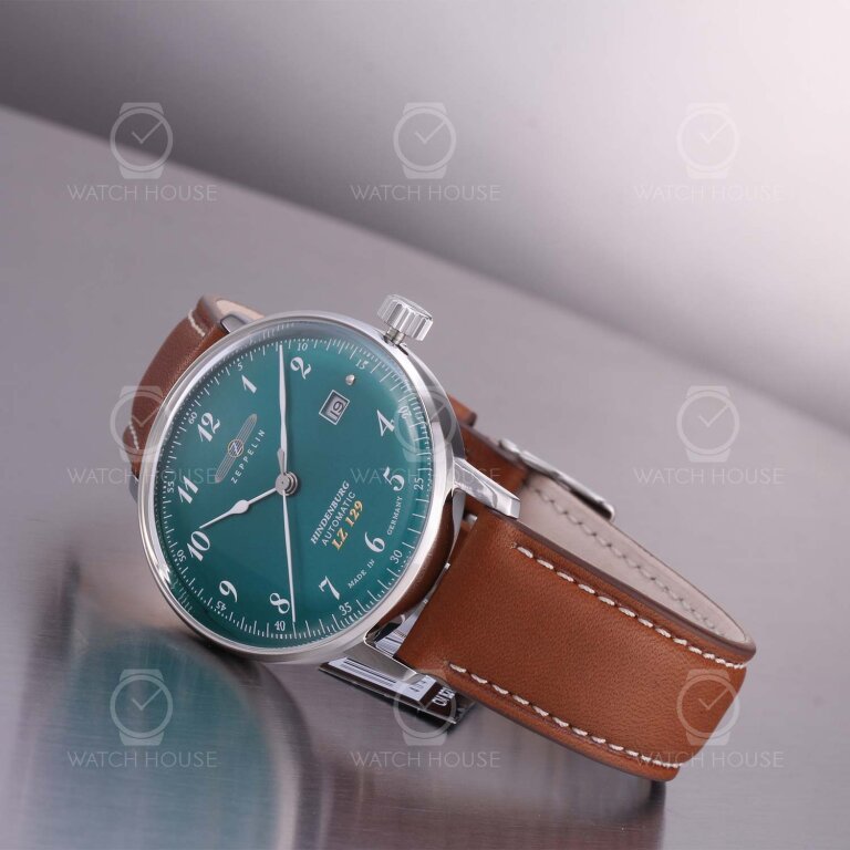Zeppelin LZ 129 Hindenburg Ladies Automatic 8056-4 Green