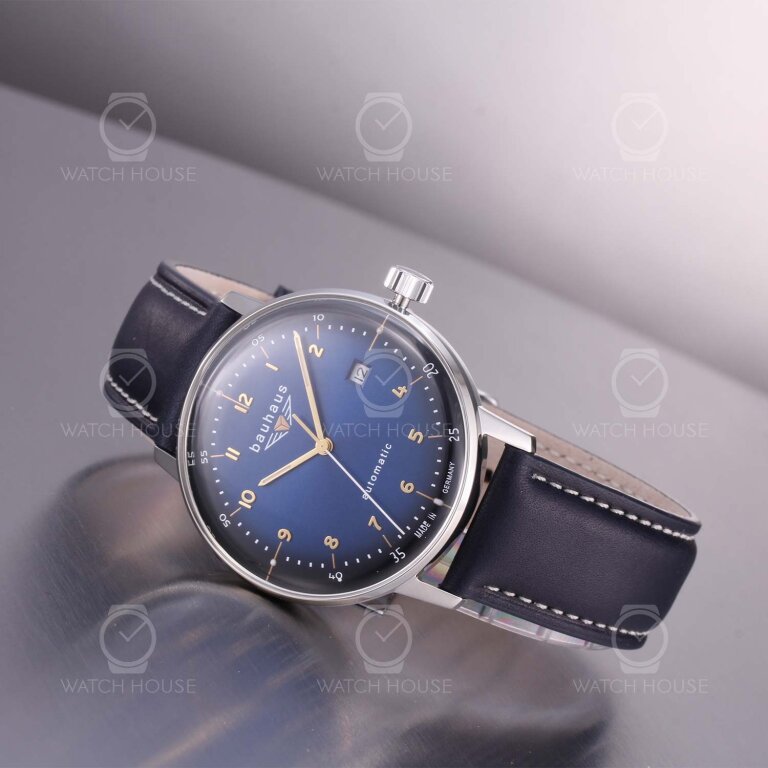 Bauhaus Dessau Automatik 2064-3  Kaliber 8315 Blau