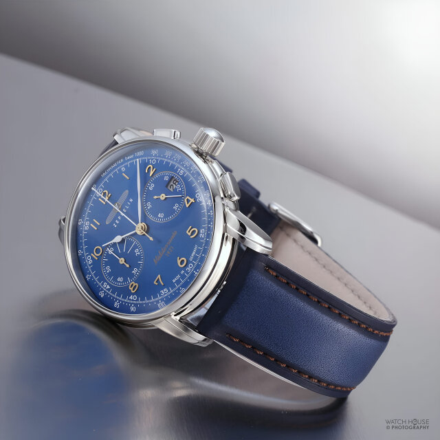 Zeppelin Mediterranée 1921 Chrono 9670-3 Blau