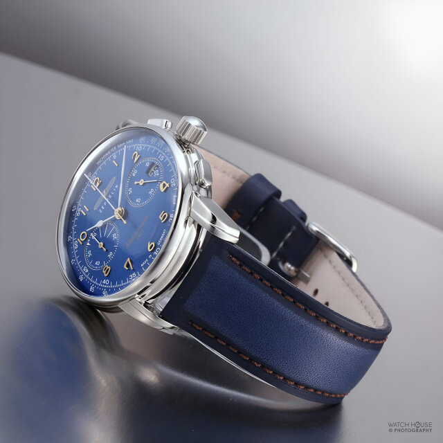 Zeppelin Mediterranée 1921 Chrono 9670-3 Blau