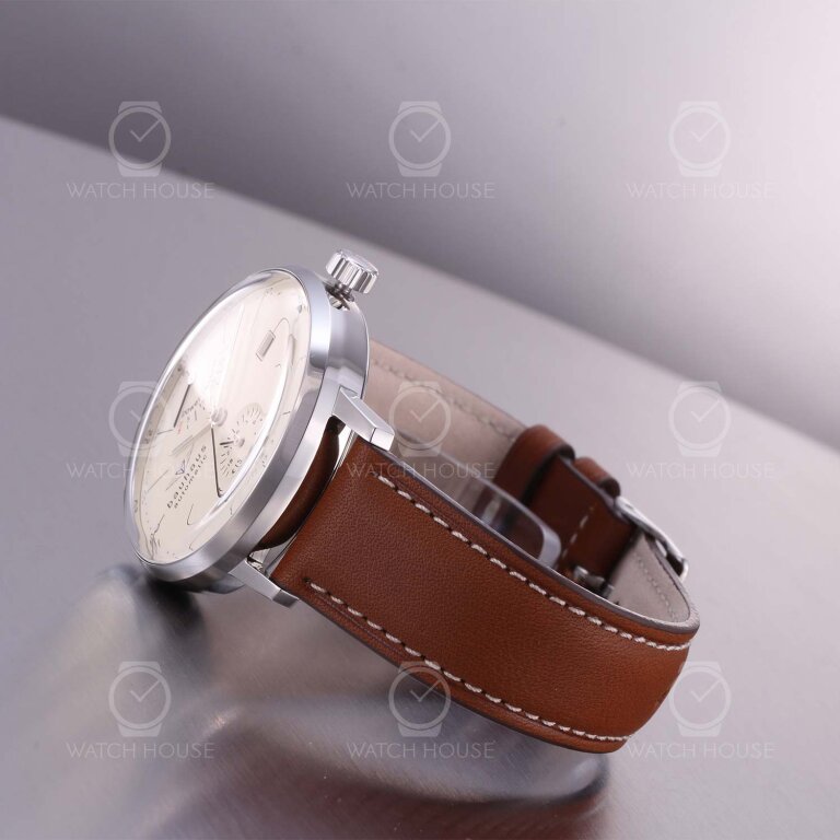 Bauhaus Automatikuhr Dessau 2060-5 Kaliber P9132 Beige