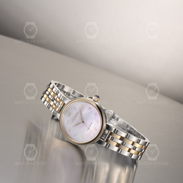 Citizen L Elegance Eco-Drive Damenuhr Rosé-Stahl...