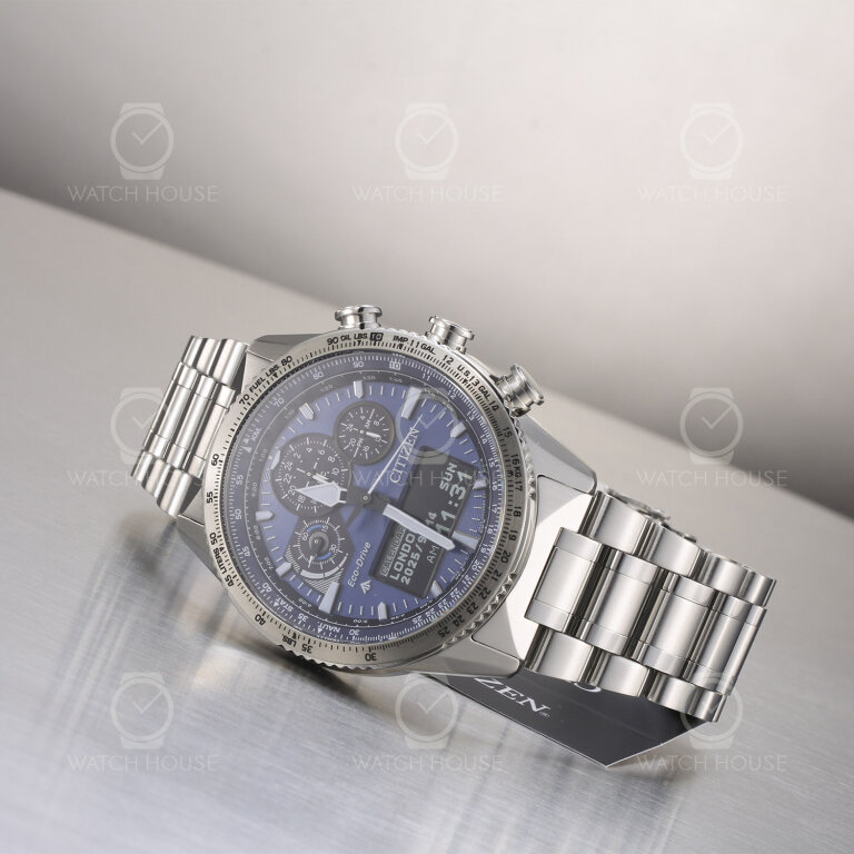 Citizen CQ Promaster Sky Combo Digi/Ana JV2000-51L Blau