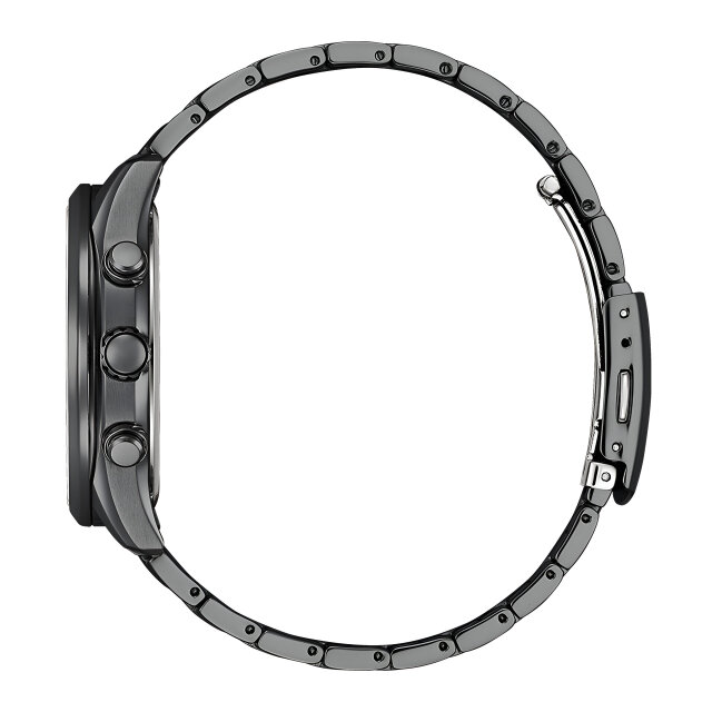 Citizen Attesa Funk-Mondphase BY1035-56L Schwarz-Blau