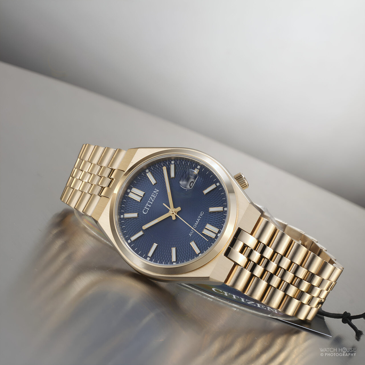 Citizen Tsuyosa 60HRS 8310 Automatic NK0023-57L Gold-Blue