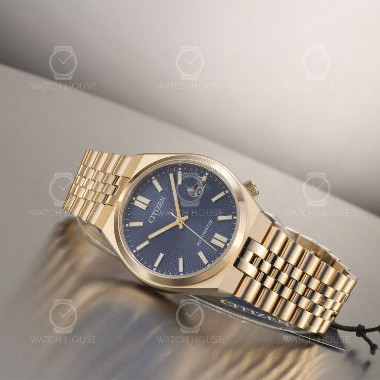 Citizen Tsuyosa 60Std 8310 Automatik NK0023-57L Gold-Blau