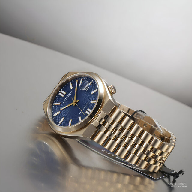 Citizen Tsuyosa 60HRS 8310 Automatic NK0023-57L Gold-Blue