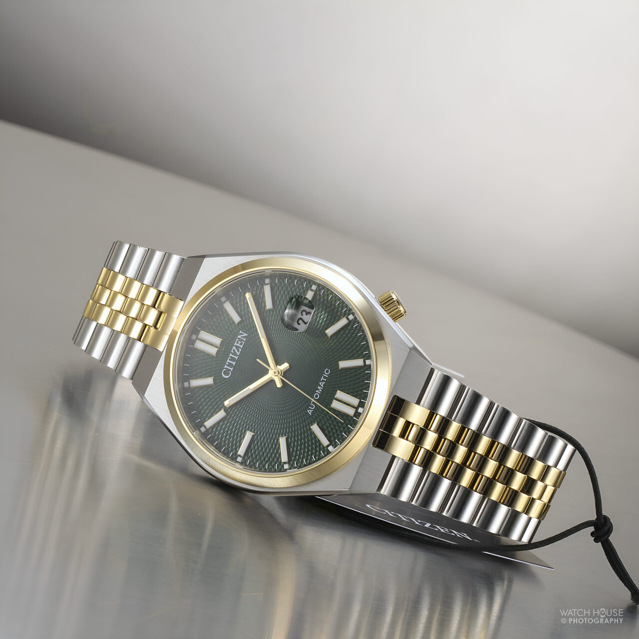 Citizen Tsuyosa 60HRS 8310 Automatic NK0024-54X Bicolor-Grün