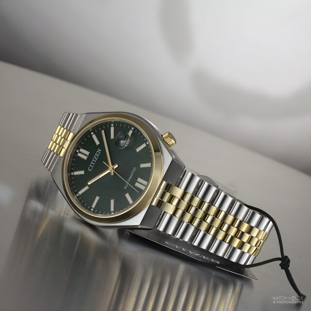 Citizen Tsuyosa 60HRS 8310 Automatic NK0024-54X Bicolor-Grün