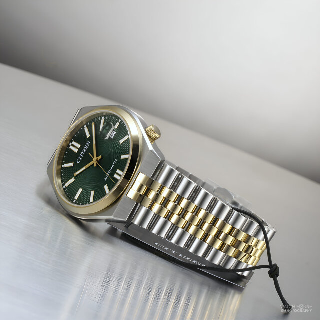Citizen Tsuyosa 60HRS 8310 Automatic NK0024-54X Bicolor-Grün