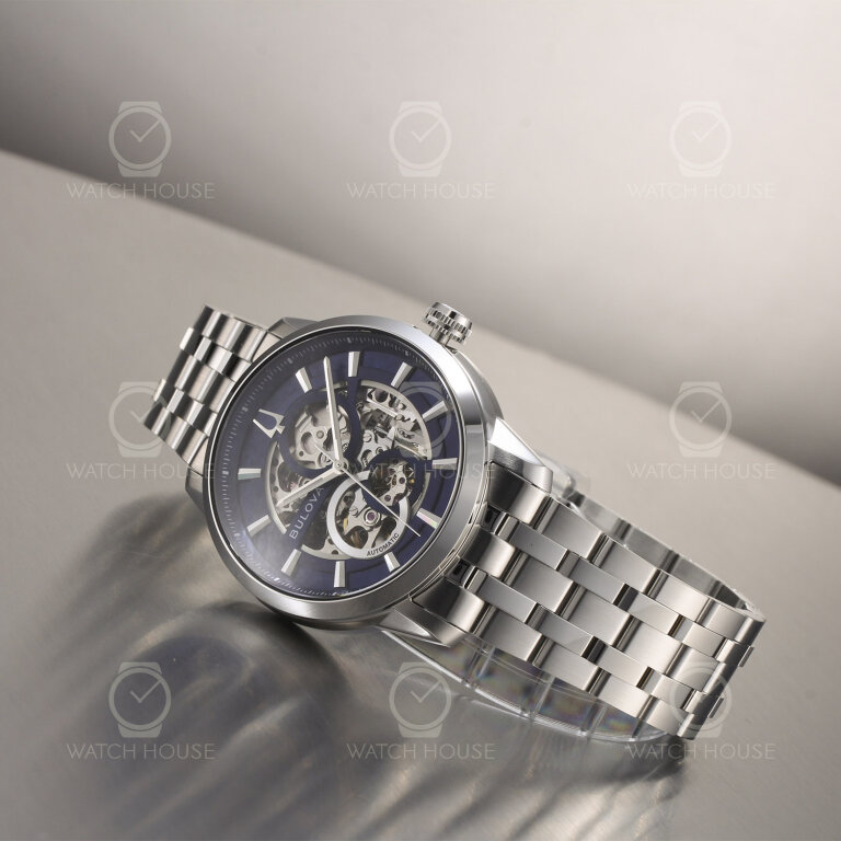 Bulova Sutton Skelettierte Automatik 96A329 Grün