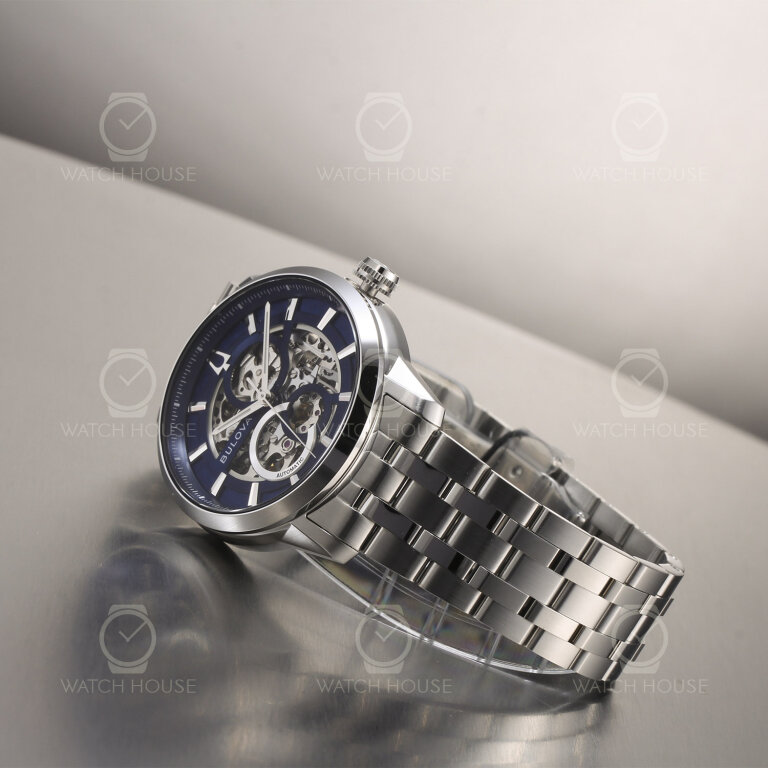 Bulova Sutton Skelettierte Automatik 96A329 Grün