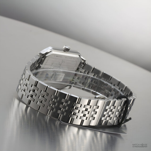 Bulova Classic Tony Bennett Square 96B471 Stahl-Champagner