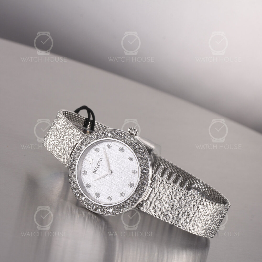 Bulova Phantom Crystal Quartz women watch 96l329 Silver