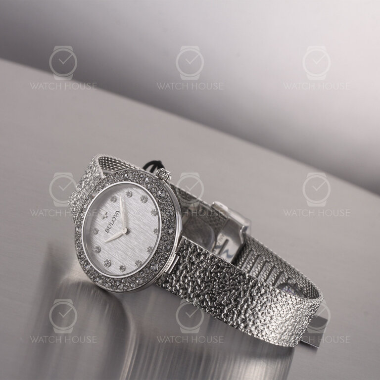 Bulova Phantom Crystal Quartz women watch 96l329 Silver