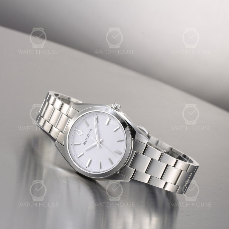 Bulova Classic Damenuhr Surveyor 96L347 Stahl-Blau