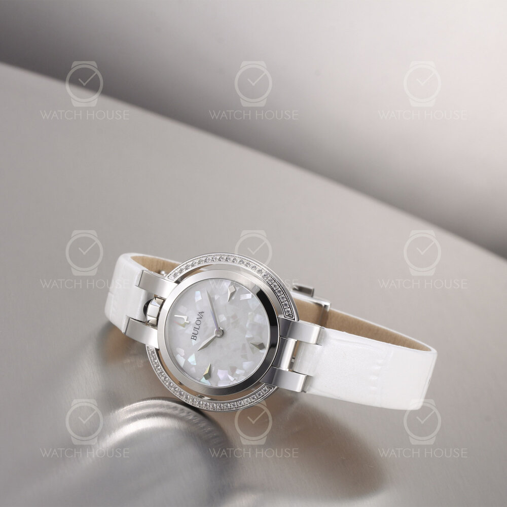 Bulova Rubaiyat Damenuhr Four Seasons Winter Mosaic Perlmutt ZB