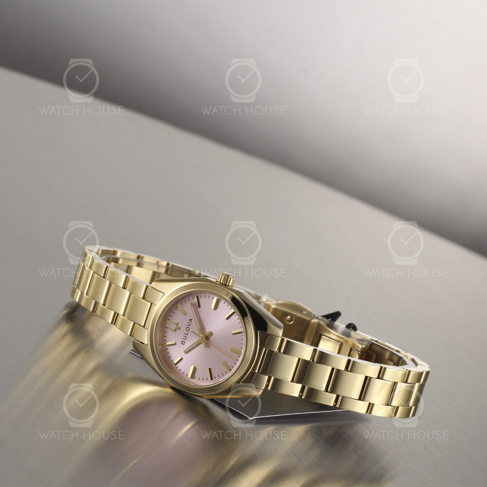 Bulova Classic Damenuhr Surveyor 97L187 Gold-Pink
