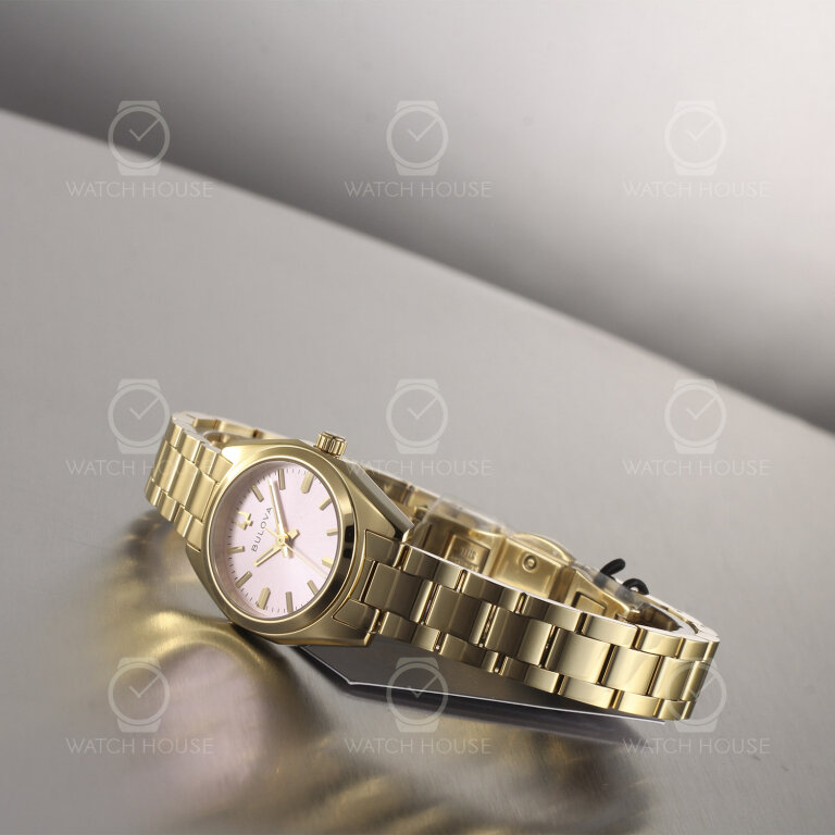 Bulova Classic Damenuhr Surveyor 97L187 Gold-Pink