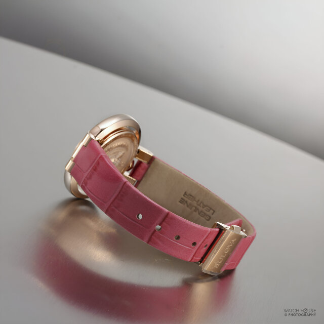 Bulova Rubaiyat Damenuhr Four Seasons Frühling Rhodonit Zifferblatt