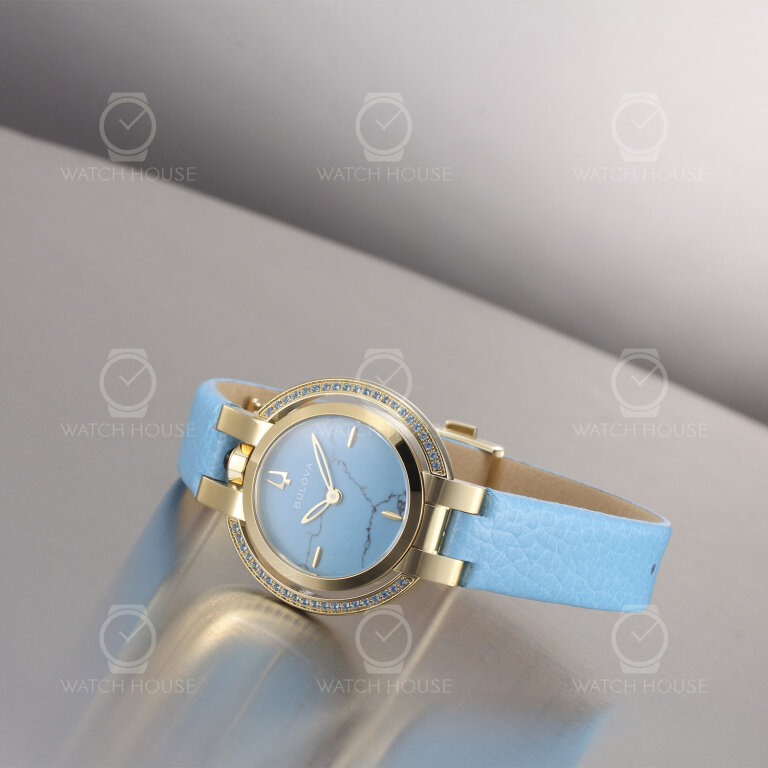 Bulova Rubaiyat Damenuhr Four Seasons Summer Topaz...