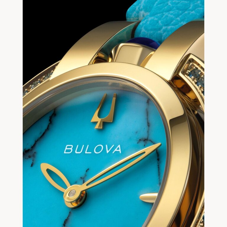 Bulova Rubaiyat Damenuhr Four Seasons Summer Topaz Zifferblatt