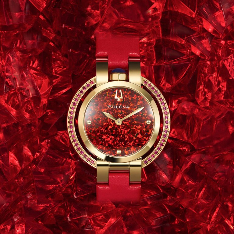 Bulova Rubaiyat Damenuhr Four Seasons Herbst Opal Zifferblatt