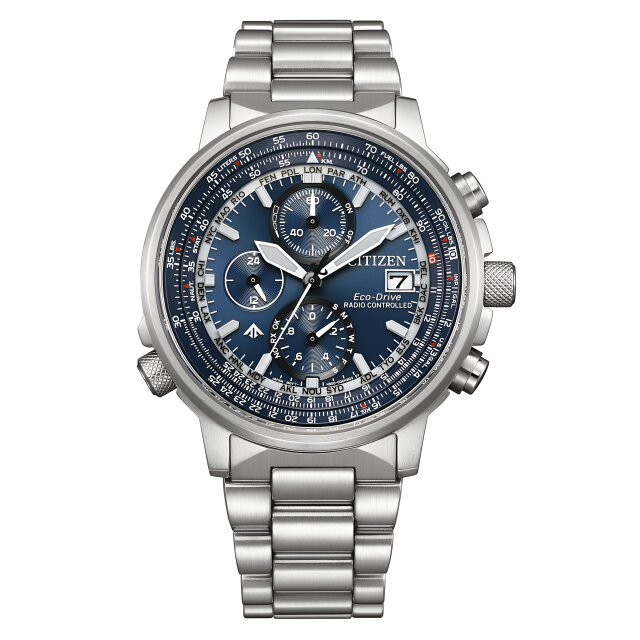 Citizen Promaster Sky Radio Controlled Chrono AT8300-58L blue
