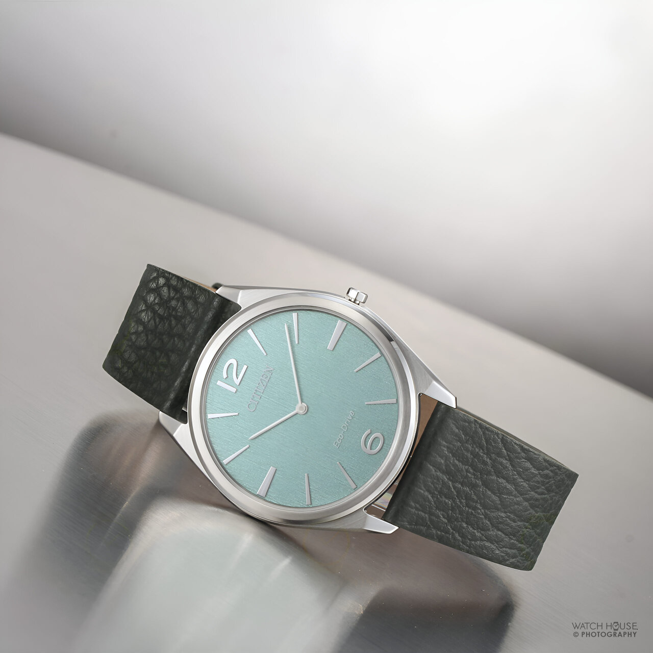 Citizen Surrato 4.7mm Flatline Eco-Drive AR3120-32X Green