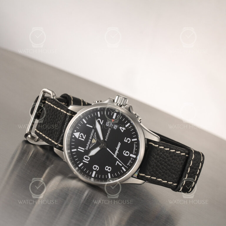 Bauhaus Aviation Tornado Automatic watch 2760-2 Black