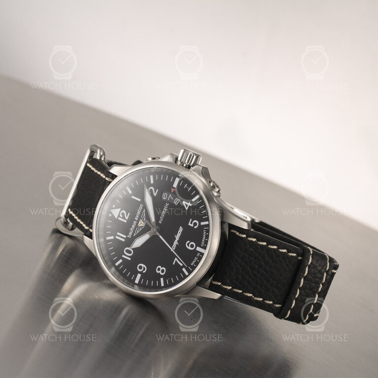 Bauhaus Aviation Tornado Automatikuhr 2760-2 Schwarz