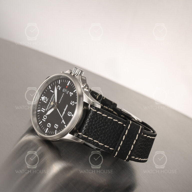 Bauhaus Aviation Tornado Automatikuhr 2760-2 Schwarz