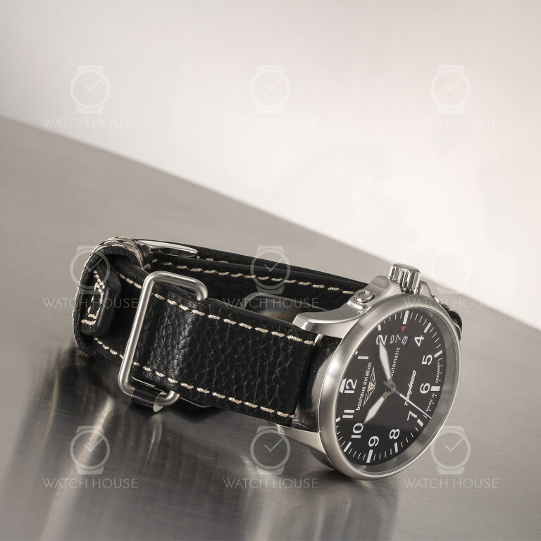 Bauhaus Aviation Tornado Automatikuhr 2760-2 Schwarz