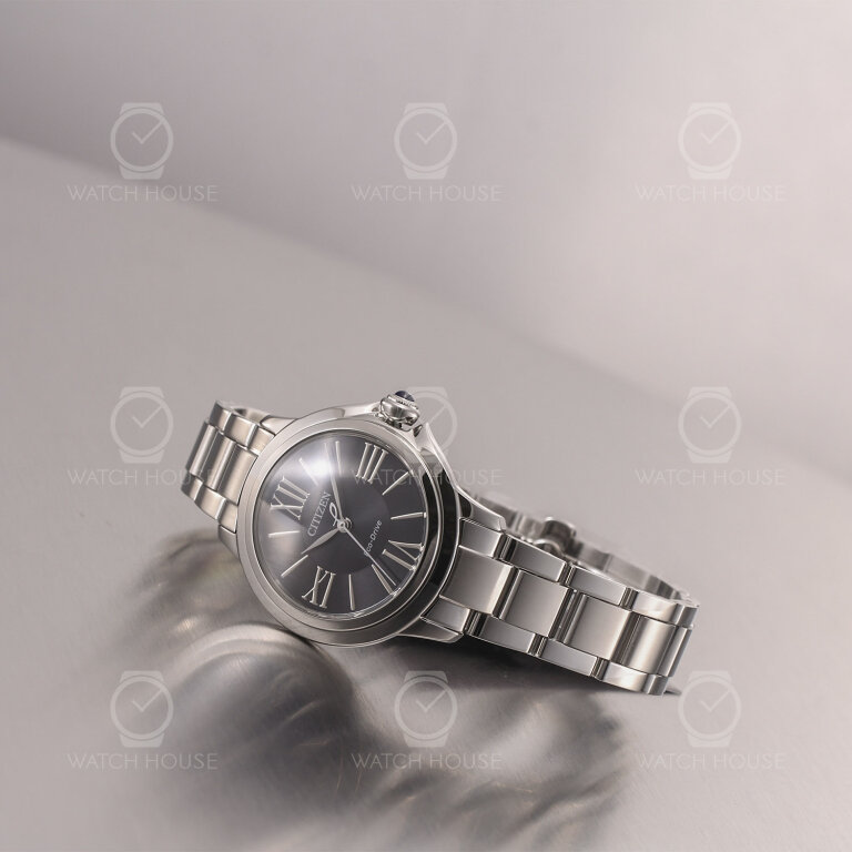 Citizen L Damenuhr Eco-Drive Cabochon Stahl-Perlmutt...