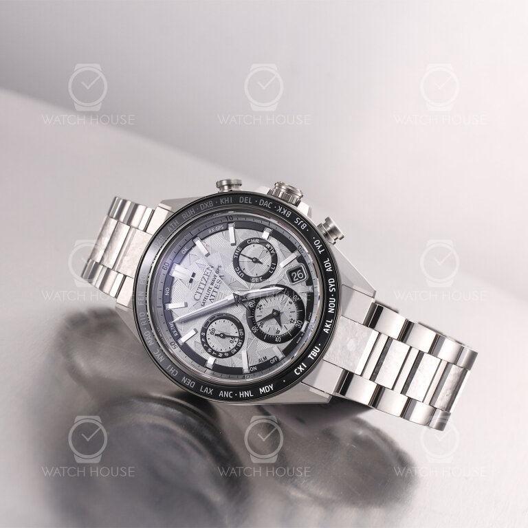 Citizen Attesa Satellite Wave GPS Platinum Crystallized...
