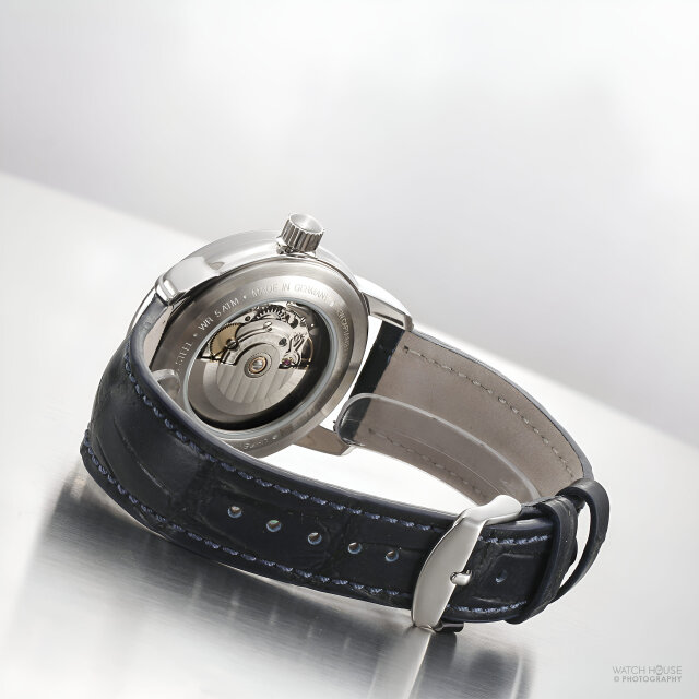 Zeppelin Atlantik 3 Zeiger Regulator Automatikuhr 8626-3 Sellita SW266 Ultramarin