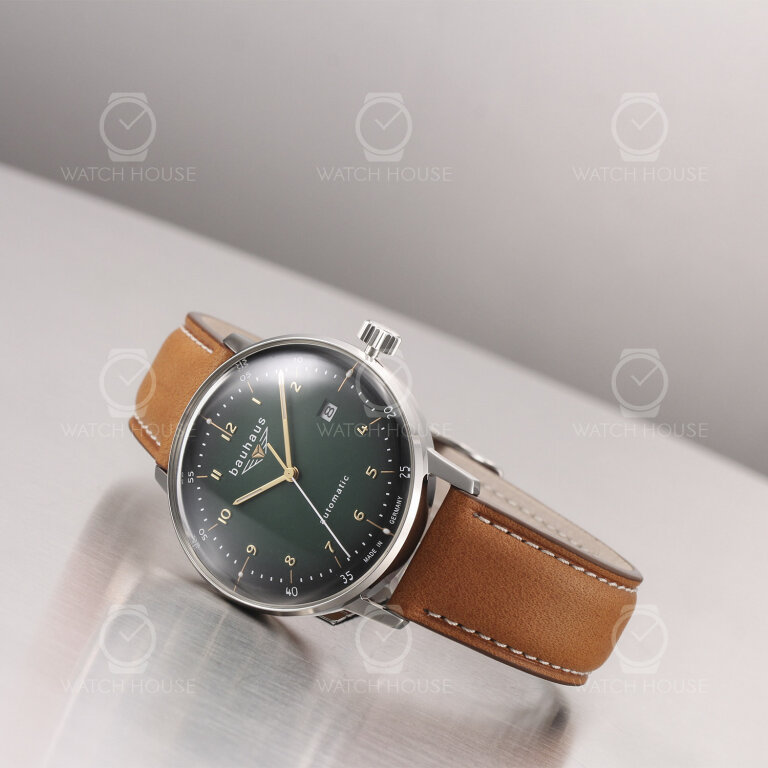 Bauhaus Dessau Automatik 2064-4 Kaliber 8315 Grün