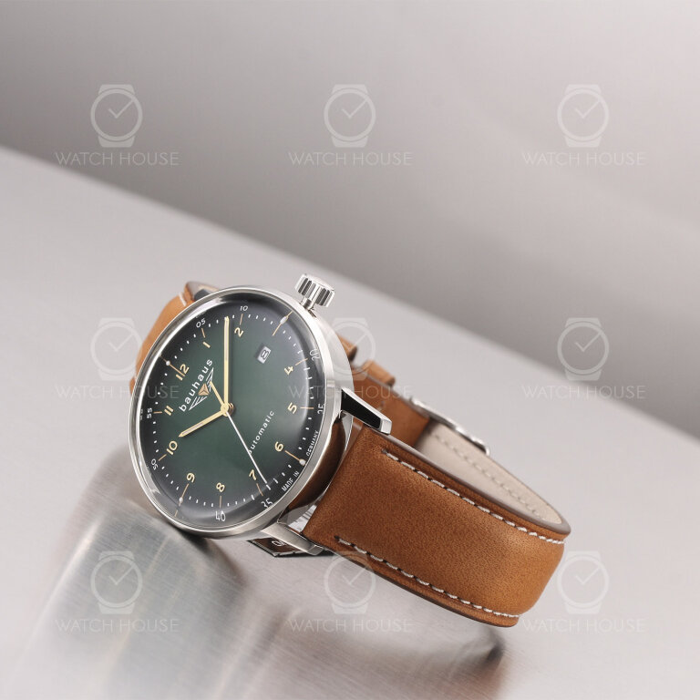 Bauhaus Dessau Automatik 2064-4 Kaliber 8315 Grün