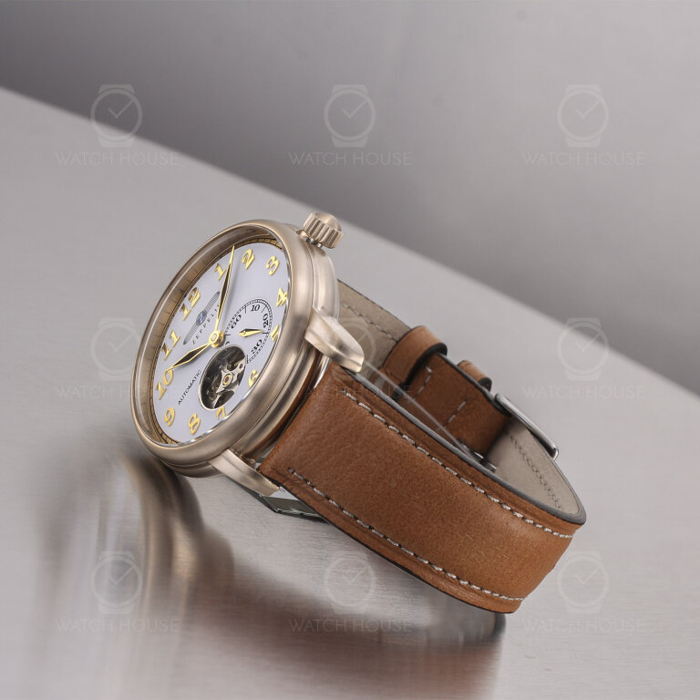 Zeppelin Automatikuhr LZ127 Graf Zeppelin 7664-1 Offene Unruh