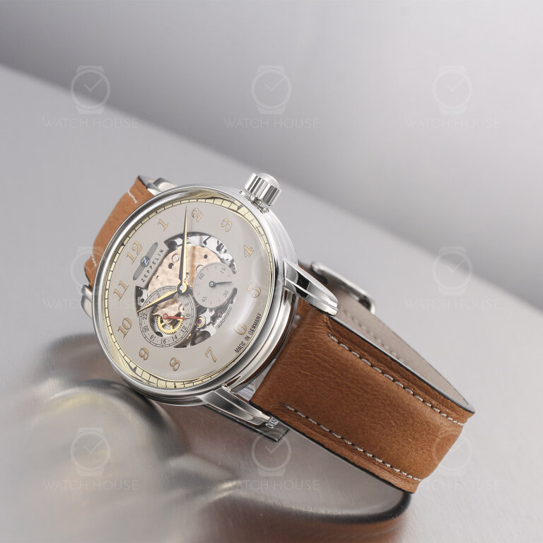 Zeppelin Automatikuhr New Captains Line 8658-5 Skelettiert