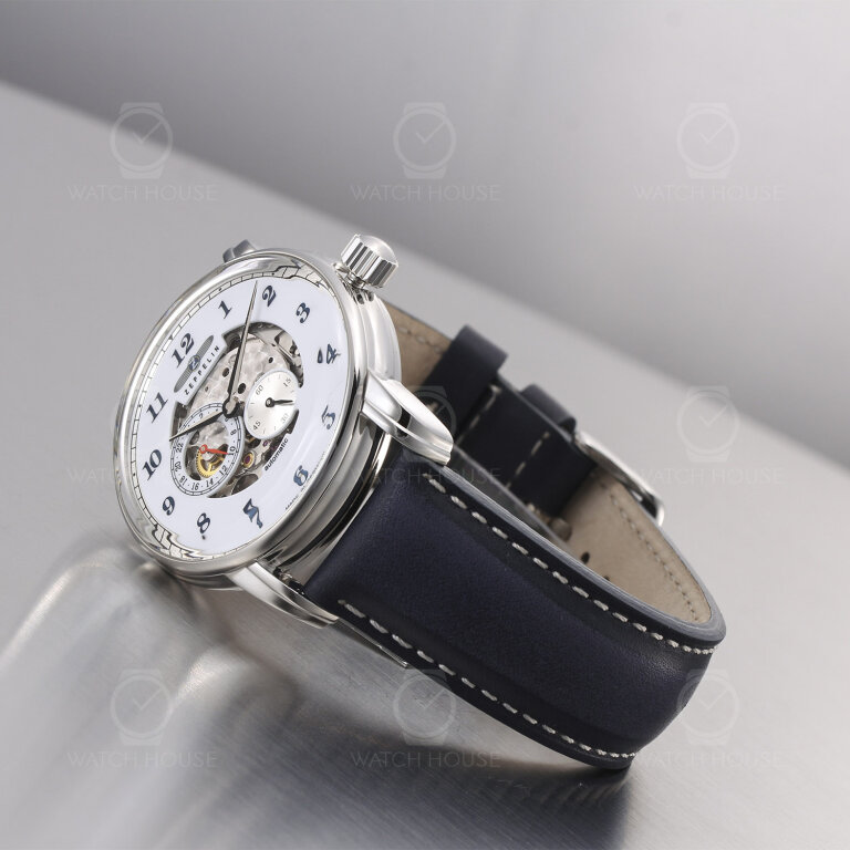 Zeppelin Automatikuhr New Captains Line 8658-3 Skelettiert