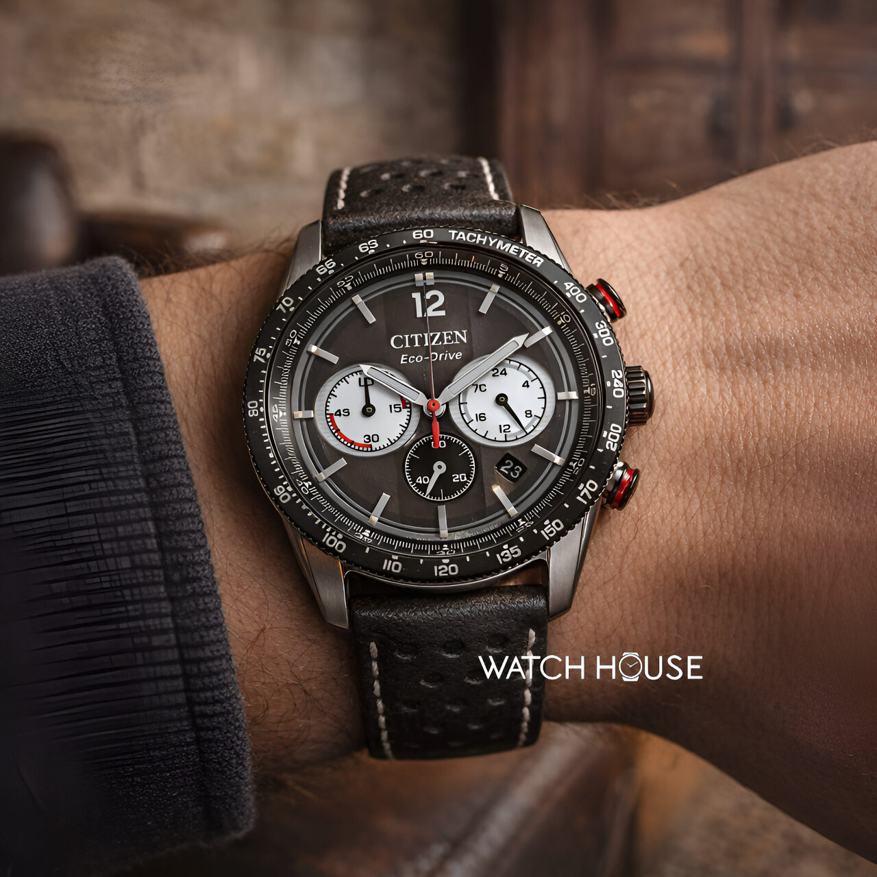 Citizen Eco Drive Chronograph – Vintage Racing CA4717-06E
