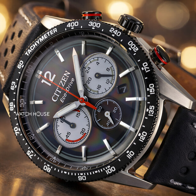 Citizen Eco Drive Chronograph – Vintage Racing CA4717-06E