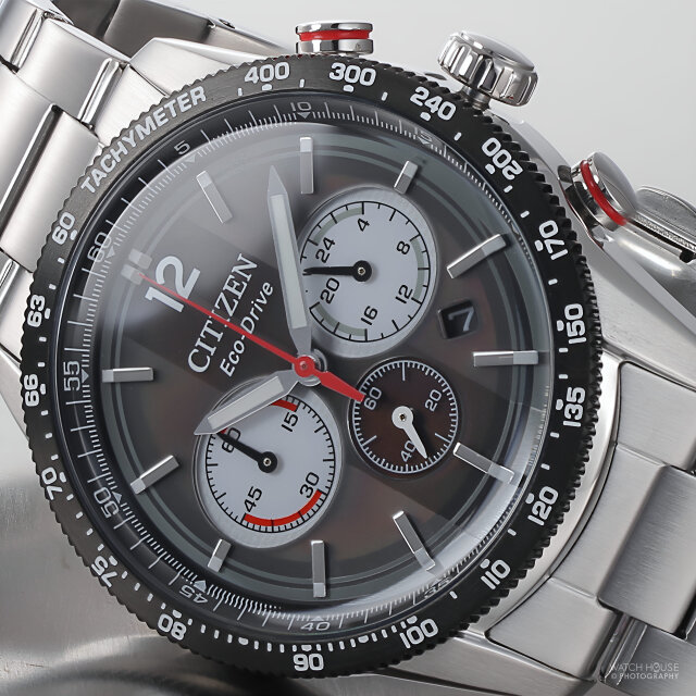 Citizen Eco Drive Chronograph – Vintage Racing CA4714-55E