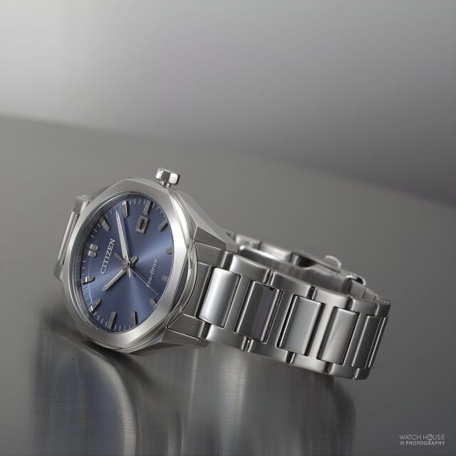 Citizen BM7620-83M Eco-Drive Sports Octagon Men’s Watch Steel-Marine