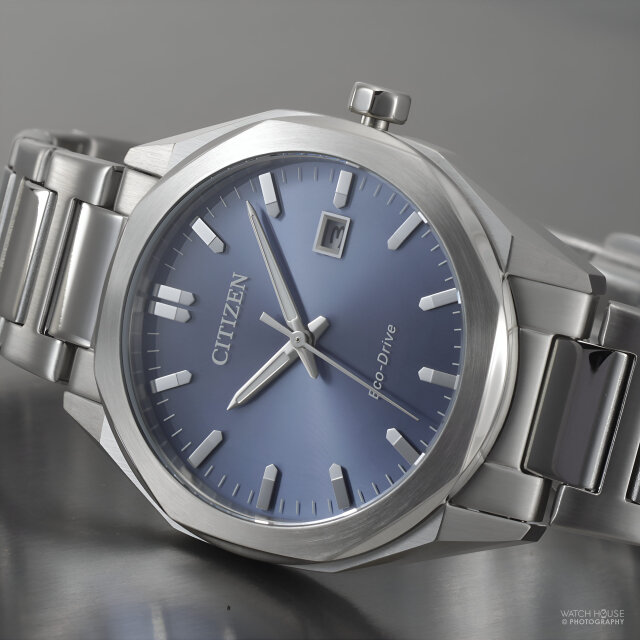 Citizen BM7620-83M Eco-Drive Sports Octagon Men’s Watch Steel-Marine