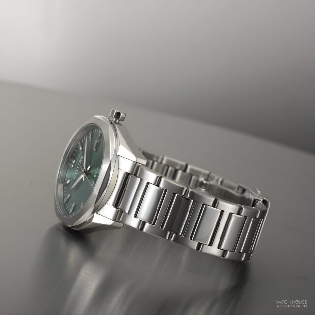 Citizen BM7620-83Y Eco-Drive Sports Octagon Men’s Watch Steel-Green