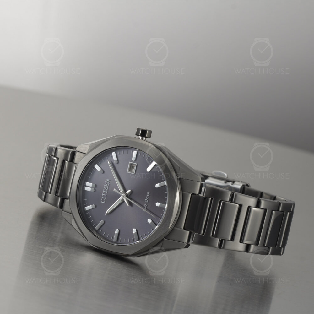 Citizen BM7625-80H Eco Drive Sports Oktagon Herrenuhr Anthrazit