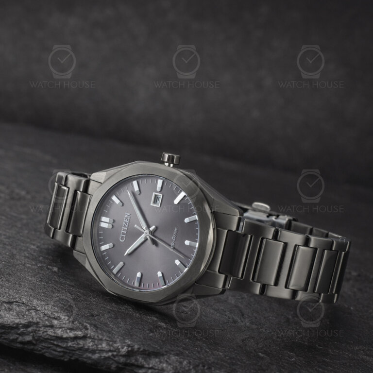 Citizen BM7625-80H Eco Drive Sports Oktagon Herrenuhr Anthrazit
